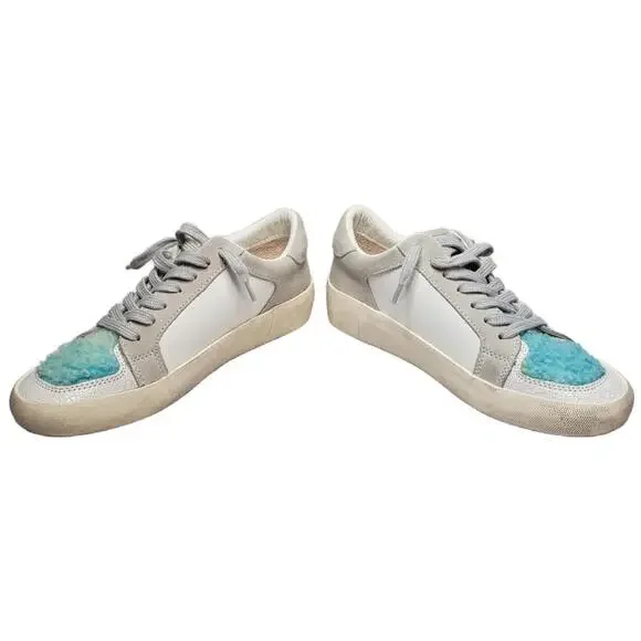 Vintage Havana Women's Sz 8 Multimedia Metallic Sherpa Star Sneaker - Picture 4 of 8